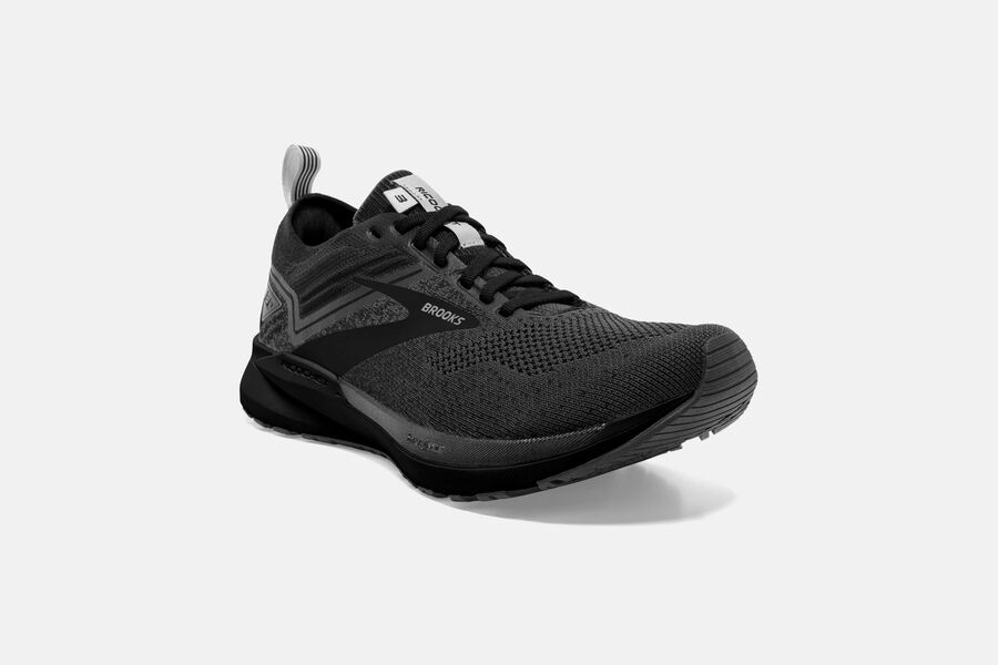 Brooks Ricochet 3 Road Running Shoes Womens - Black - NLTXO-9148